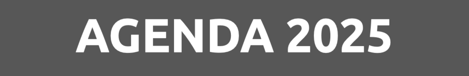 Agenda 2025