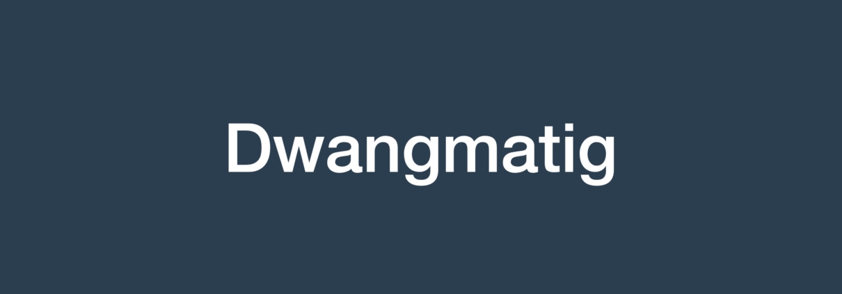 de dwangmatige persoonlijkheidsstructuur